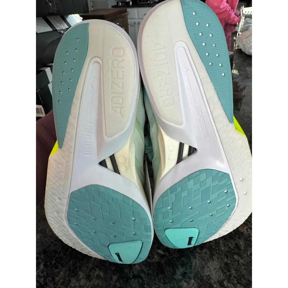 Adidas Adizero Boston‎ 13 W Mint Green Running Shoes JS4957 Womens 9 NEW